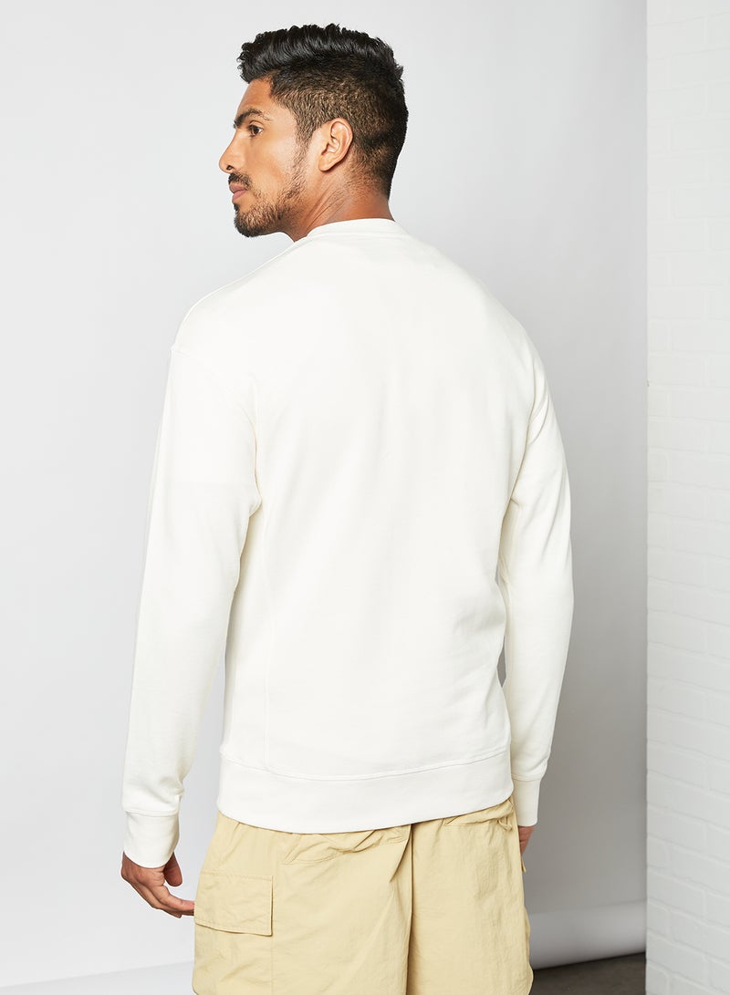 Russell Athletic - Crew Neck Logo Sweatshirt Soya - Image 1