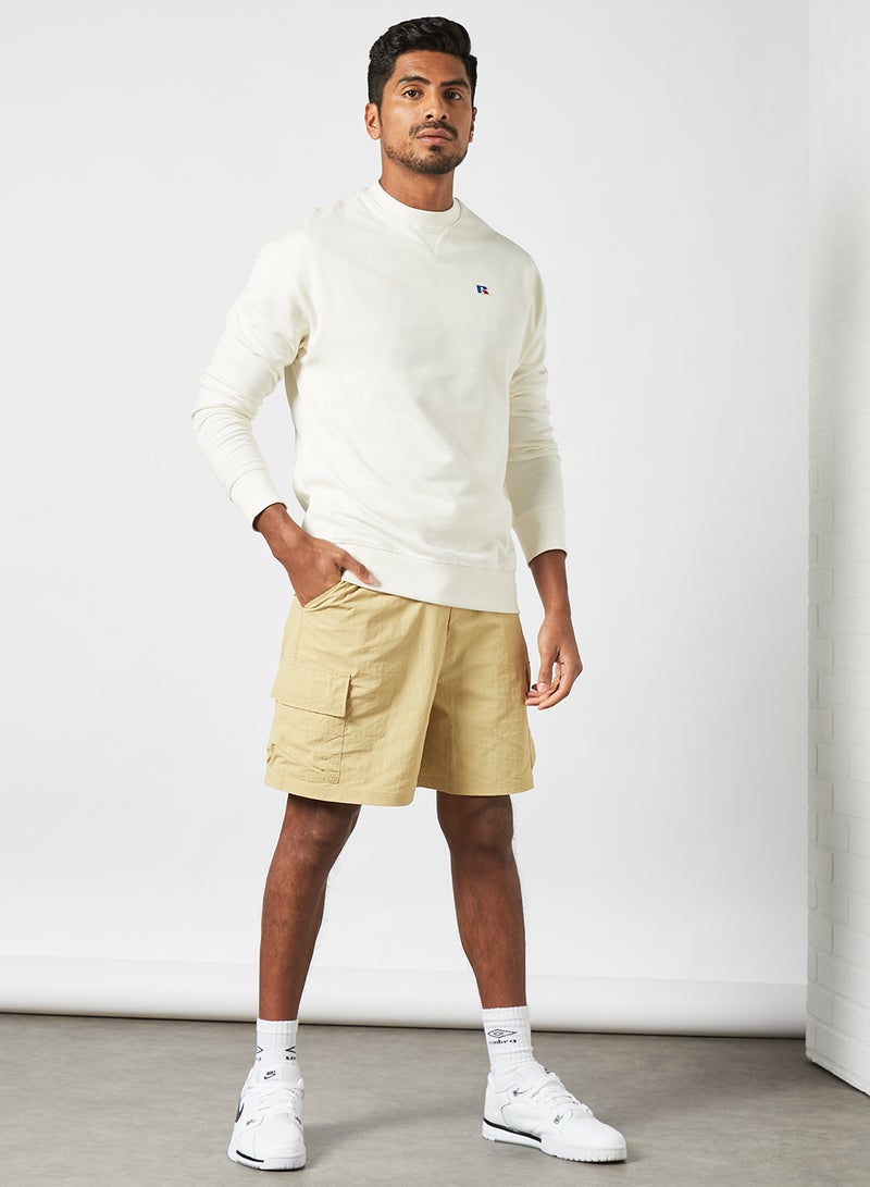 Russell Athletic - Crew Neck Logo Sweatshirt Soya - Image 1