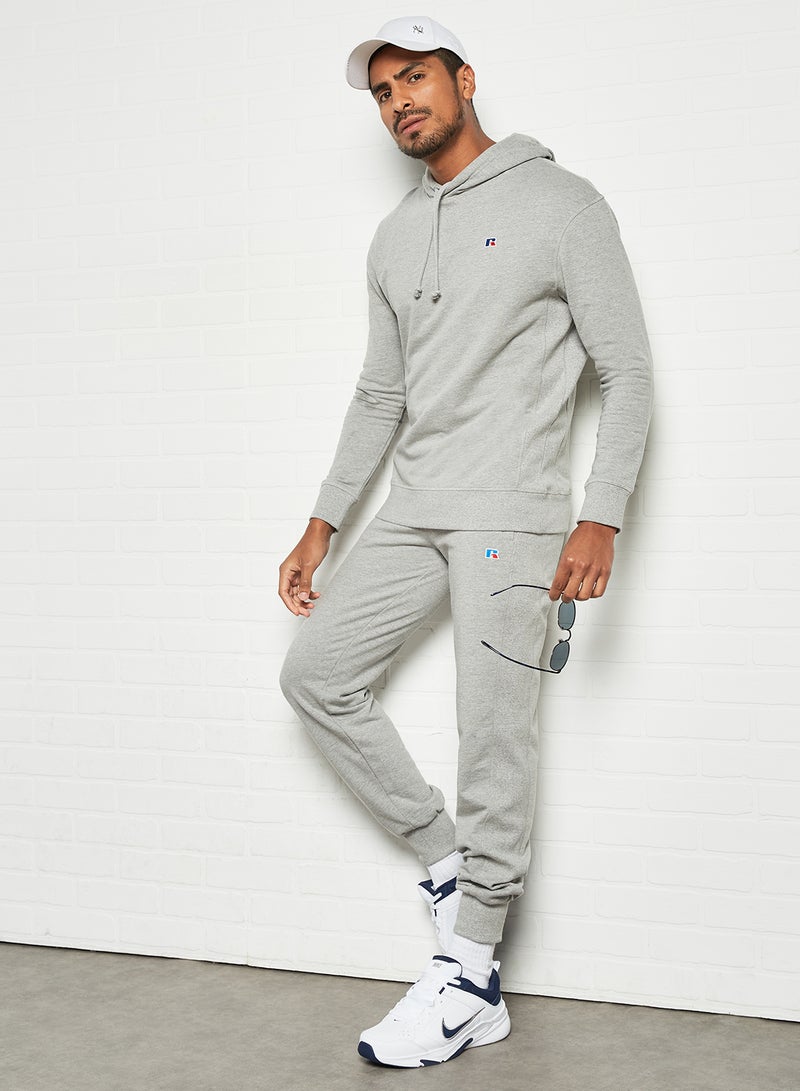 Russell Athletic - Mason Logo Hoodie Grey - Image 1