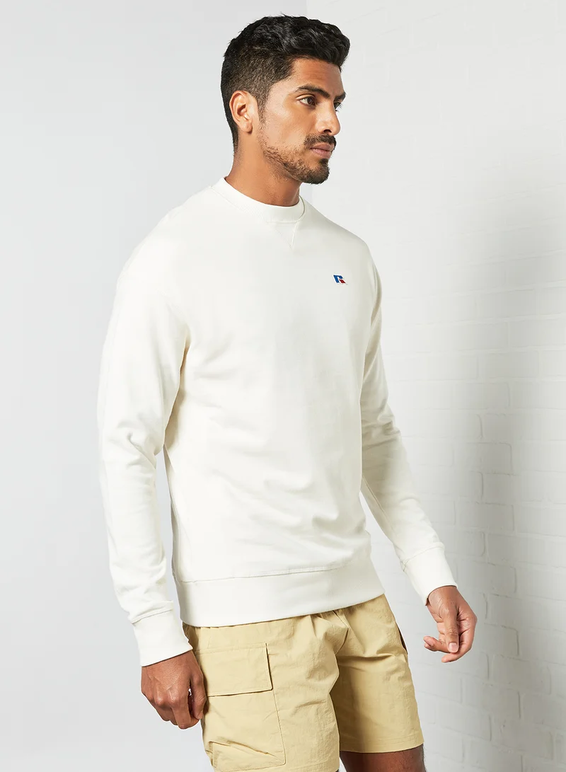Russell Athletic Crew Neck Logo Sweatshirt Soya