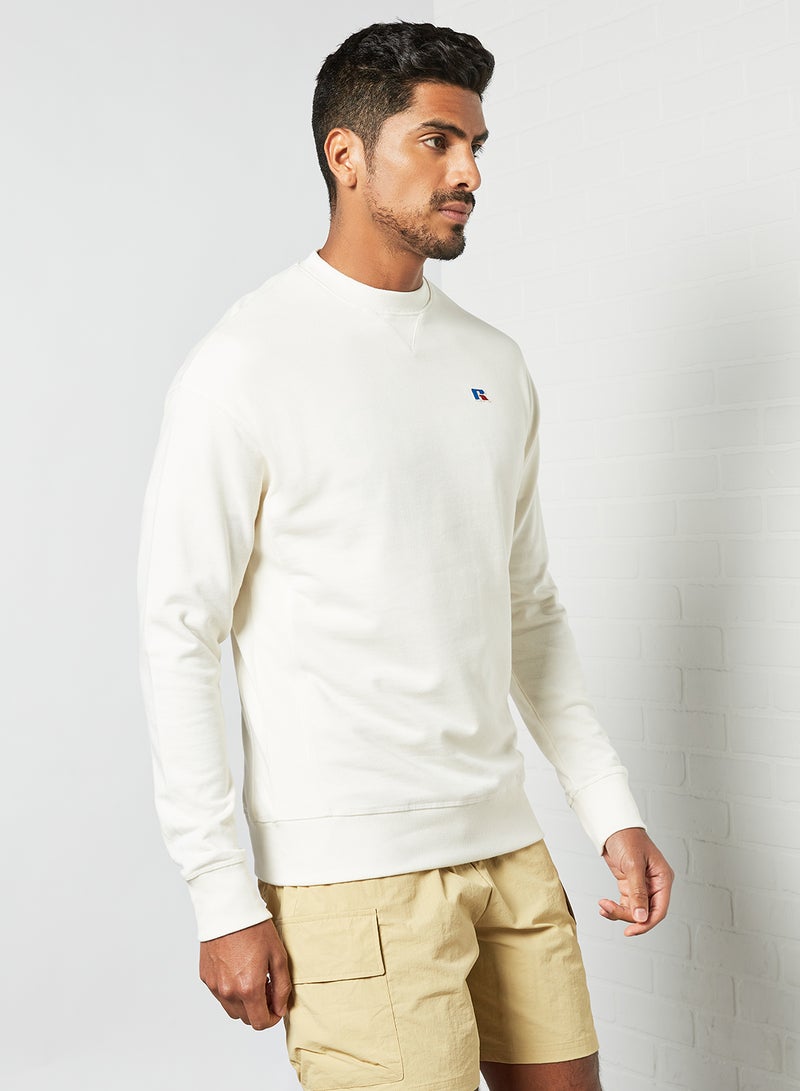 Russell Athletic - Crew Neck Logo Sweatshirt Soya - Image 1