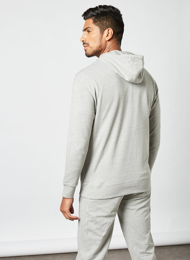 Russell Athletic - Mason Logo Hoodie Grey - Image 1
