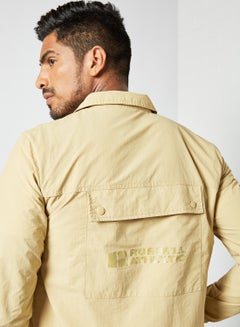 Russell Athletic Flavio Coach Jacket Beige  - Image 1