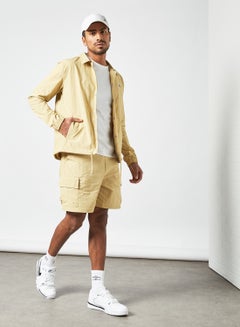 Russell Athletic Flavio Coach Jacket Beige  - Image 2