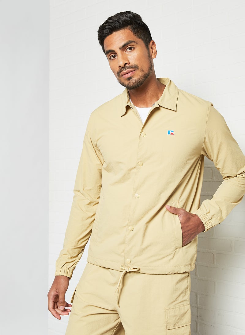 Russell Athletic - Flavio Coach Jacket Beige - Image 1