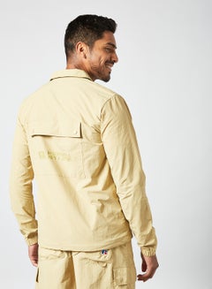 Russell Athletic Flavio Coach Jacket Beige  - Image 4