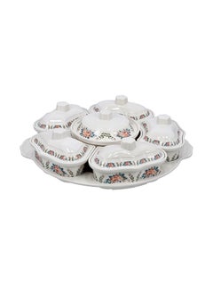 DELCASA Rotating Serving Tray multicolour 43.5x12.5x43.5cm  - Image 1