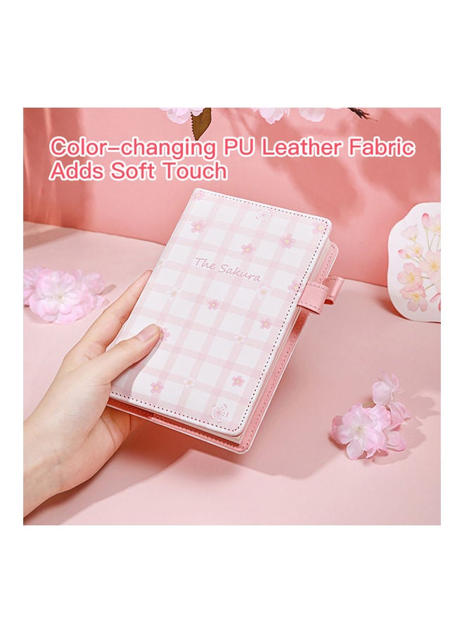 128-Sheet A6 Horizontal Line Notebook Pink - Image 3