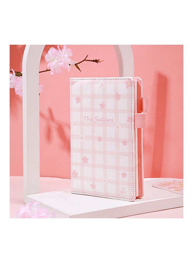 128-Sheet A6 Horizontal Line Notebook Pink - Image 2