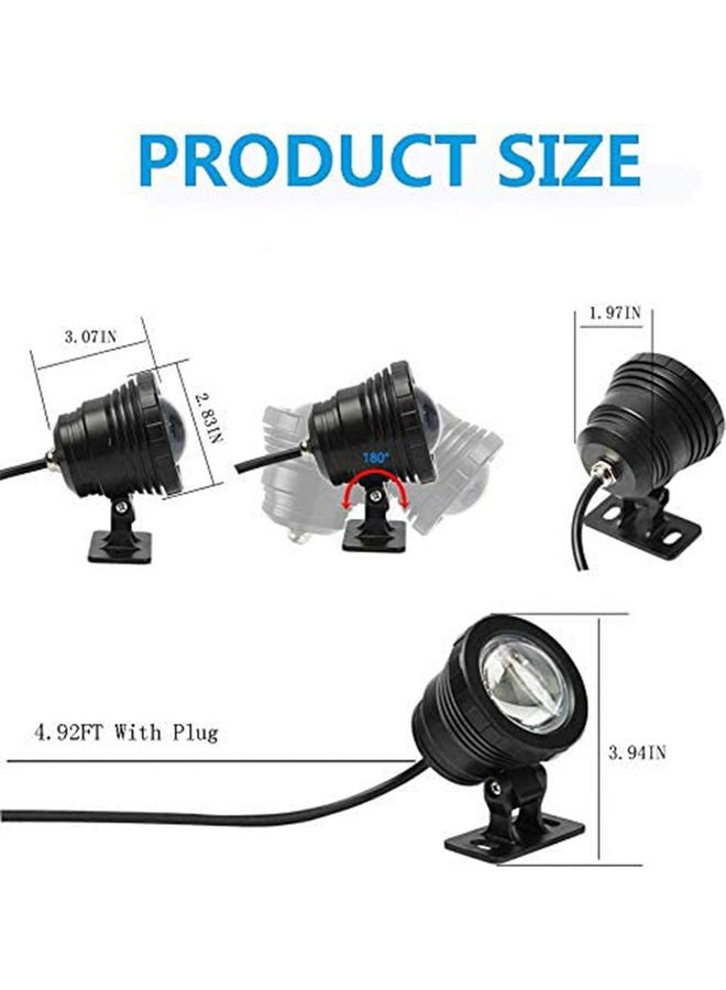 Arabest - Underwater Fountain LED Light With Remote Control Black - Image 1