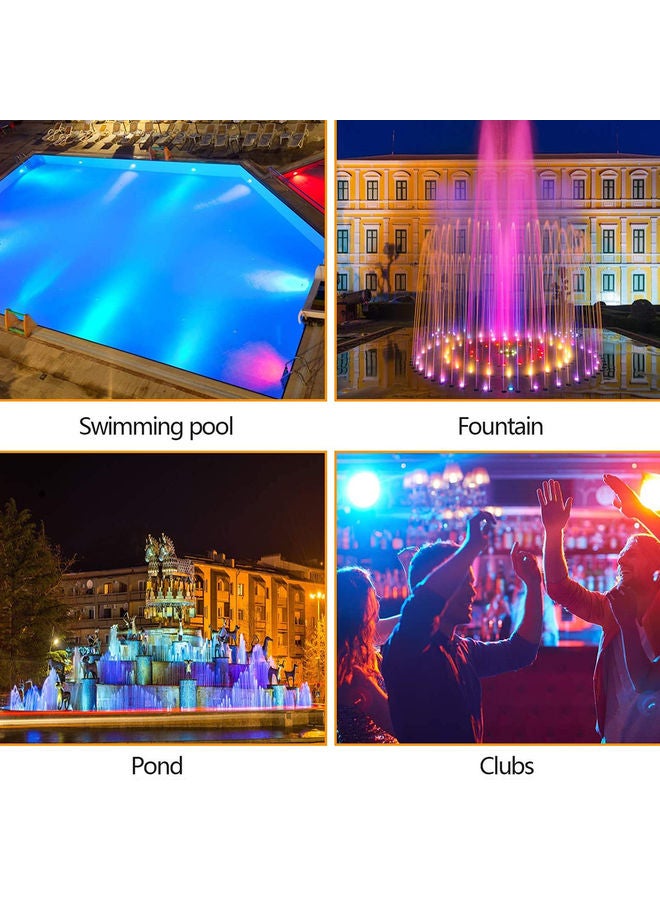 Arabest - Underwater Fountain LED Light With Remote Control Black - Image 1