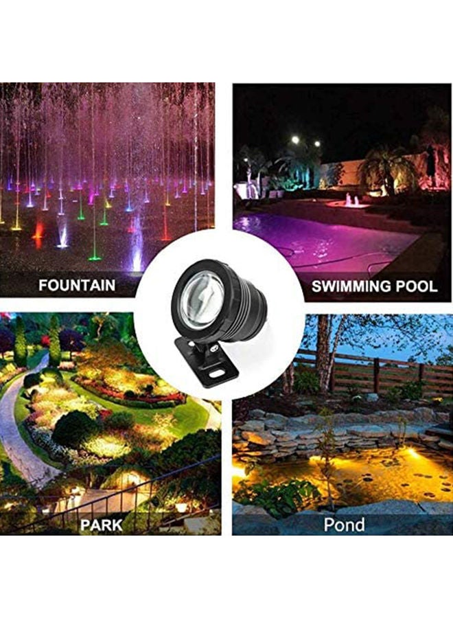Arabest - Underwater Fountain LED Light With Remote Control Black - Image 1