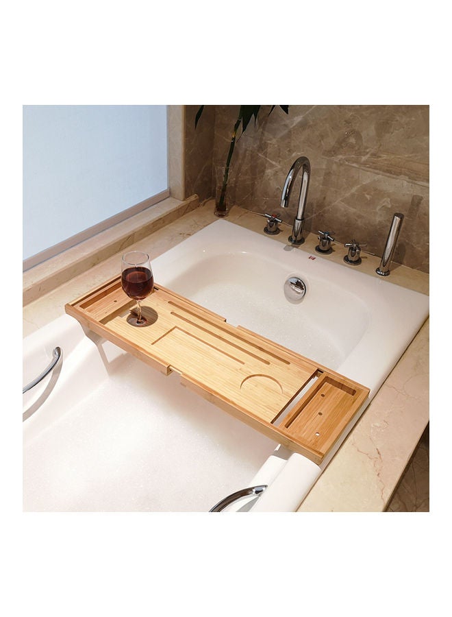 صينية صغيرة لحوض الاستحمام بني 72x4x24سم - Image 5