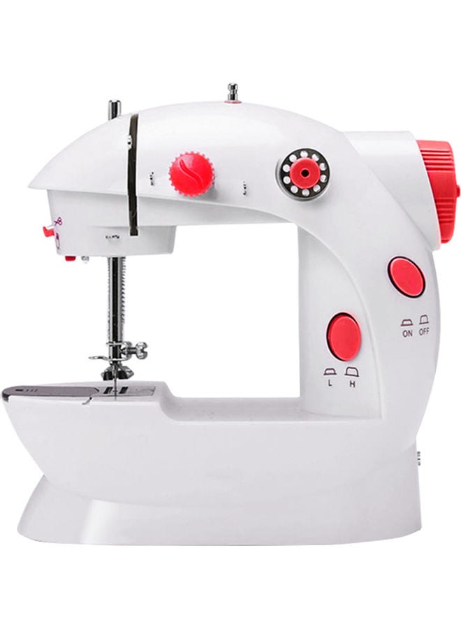 Generic Mini Portable Electric Sewing Machine Red 