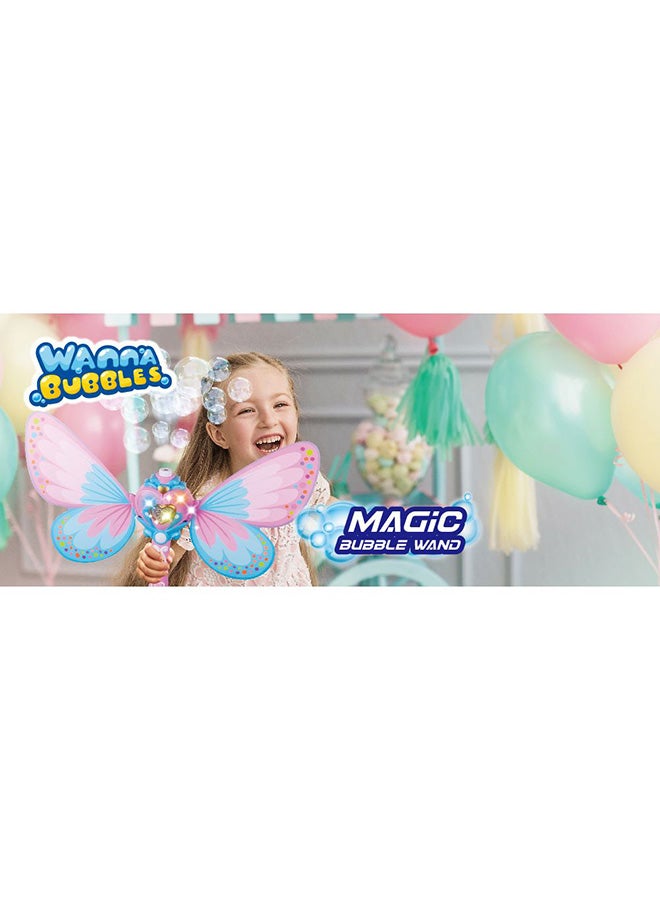 Light & Sound Girls Fairy Bubble Wand With Wings Pink With Lights And Music - v1627984206/N48145168A_7