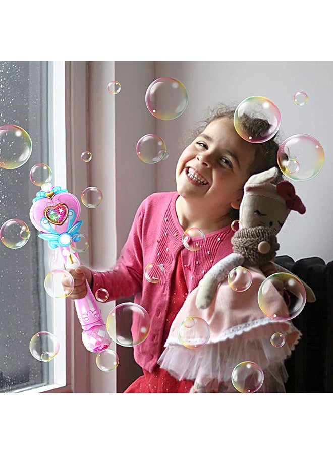 Light & Sound Girls Fairy Bubble Wand With Wings Pink With Lights And Music - v1627984206/N48145168A_9