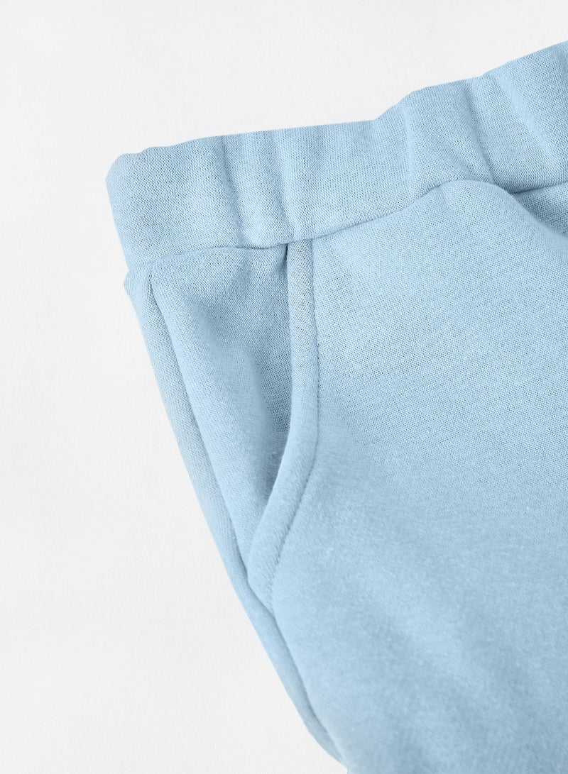 Sivvi x Aya+Zayn Kids/Teen Slogan Pant Set Blue  - Image 3