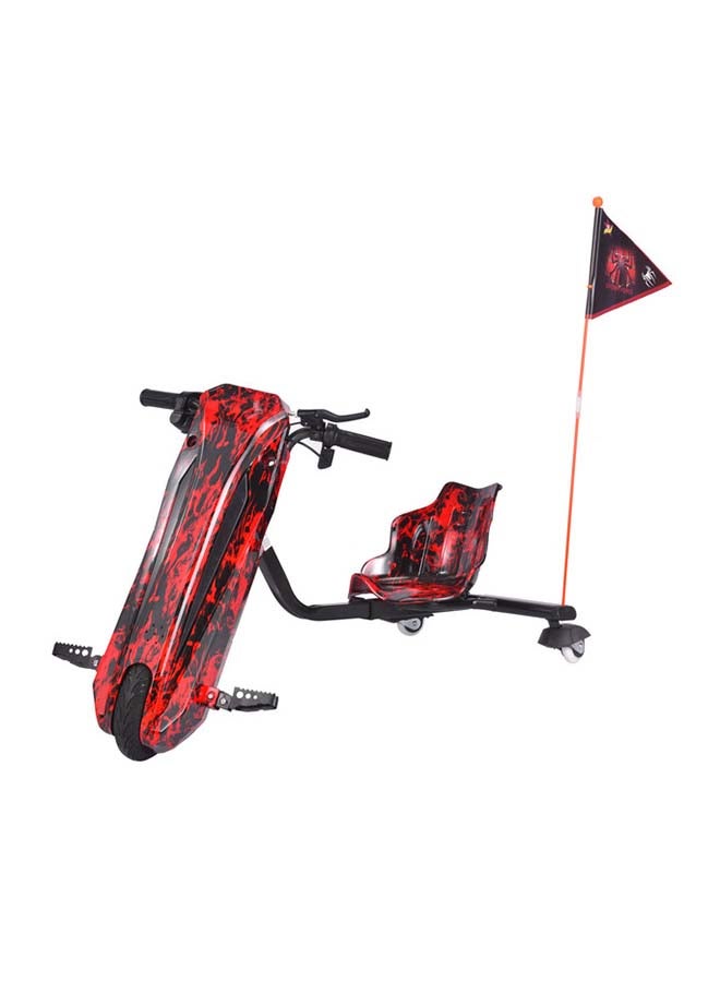 New 3 Wheel Electric Drift Scooter With LED Light red  - Image 1