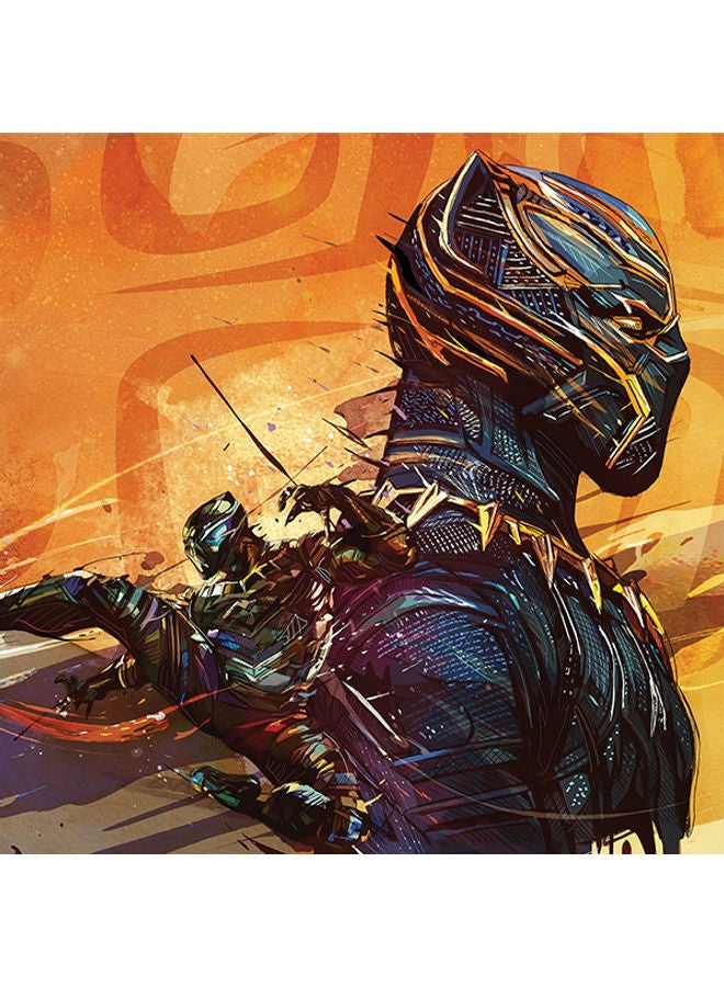 Black Panther MDF Wall Art Multicolour - Image 1