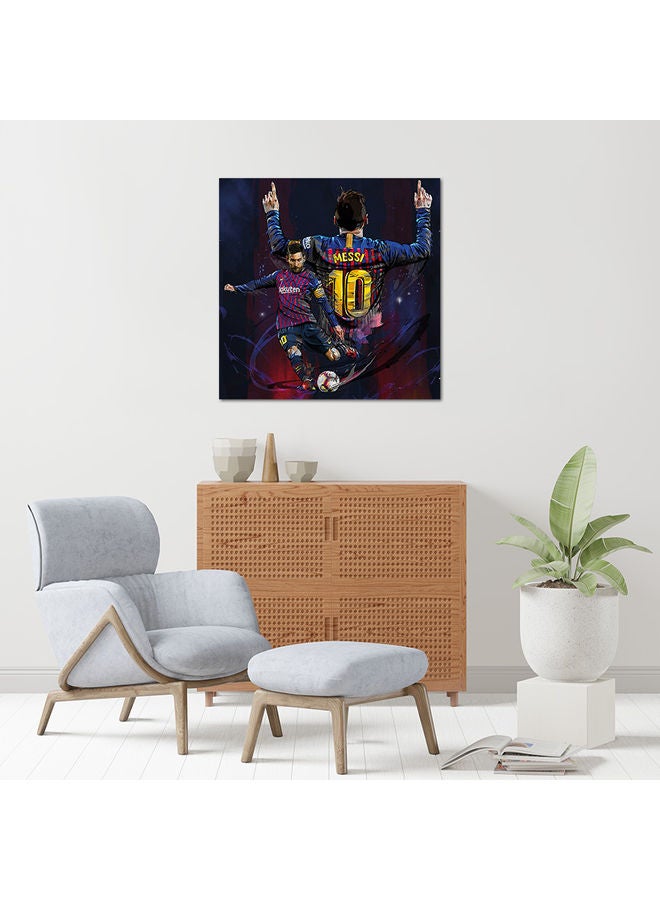 Generic - Messi Barcelona Football Club MDF Wall Art Multicolour - Image 1