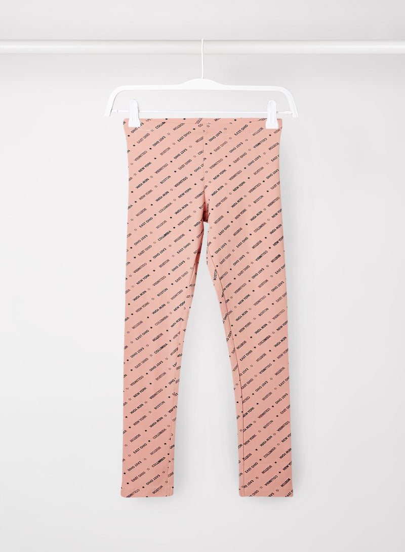guppy - Teen All-Over Print Leggings Pink - Image 1