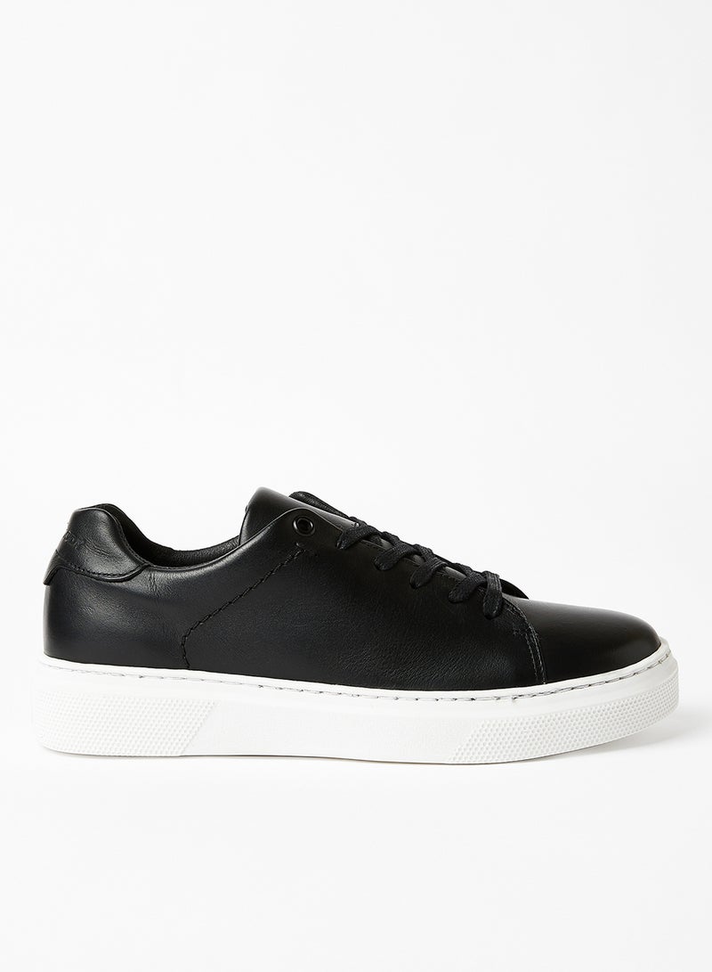 Maddie Leather Sneakers Black - v1627986146/N49192221V_1