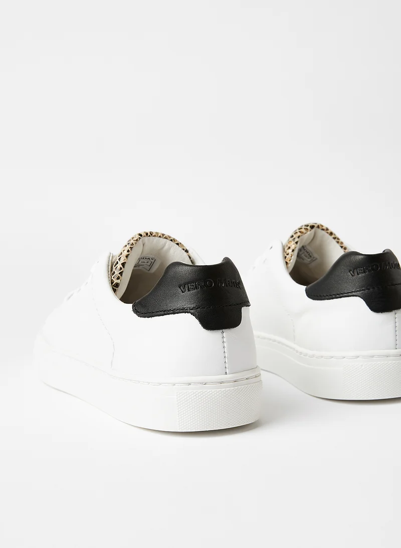 VERO MODA Tuella Leather Sneakers White