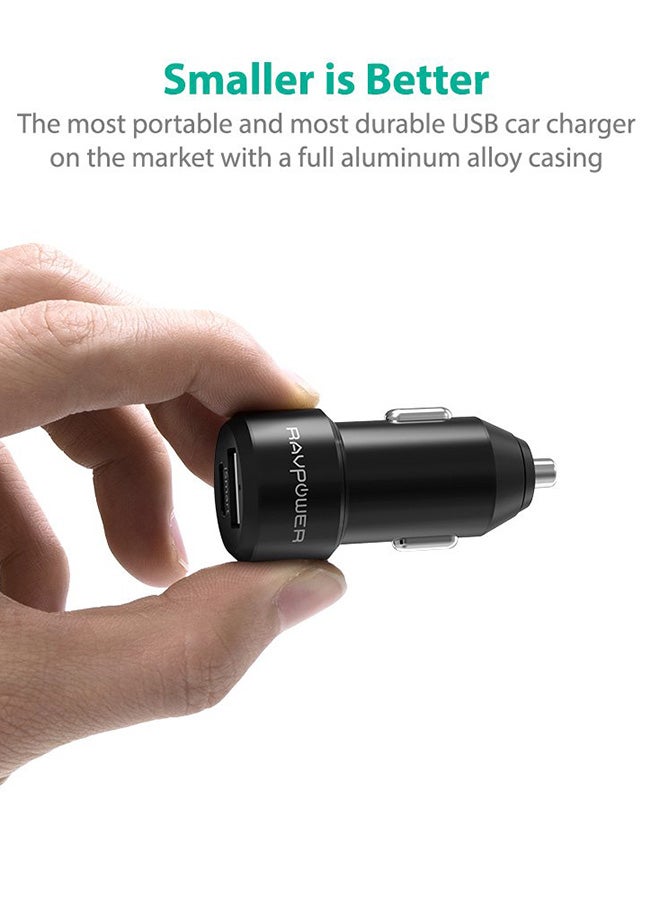 RAVPOWER RP-PC022 36W Type C Car Charger black - Image 4