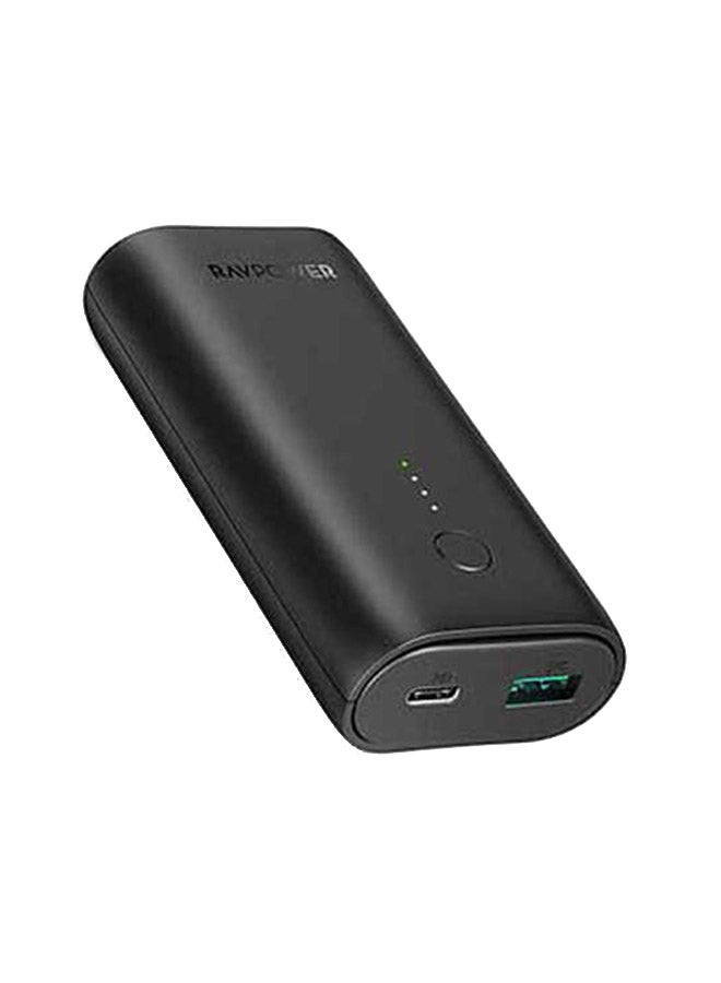 RAVPOWER RP-PB205 Slim 10000mAh PD+QC Portable Charger black - Image 2