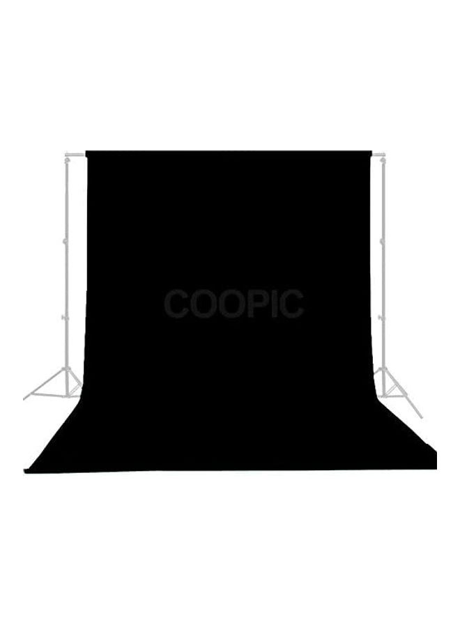 Coopic Photography Backdrop Background Cloth Black - Image 1