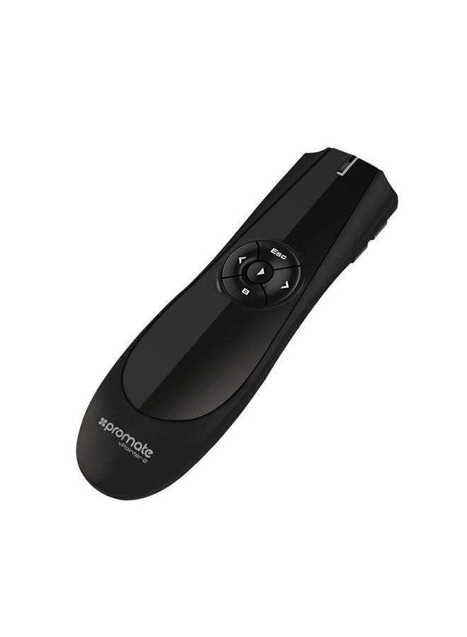 PROMATE 2.4GHz Professional Wireless Presenter with Laser Pointer Black  - Image 1