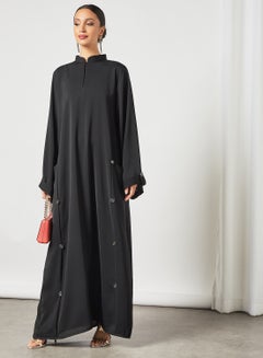 Casual Stylish Abaya Black - v1627989391/N48967861V_1