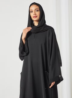 Casual Stylish Abaya Black - v1627989391/N48967861V_2