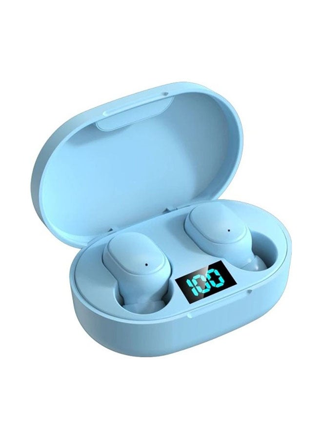 BSNL E6S Bluetooth Wireless Earphones With Mic And Charging Case Blue - Image 1