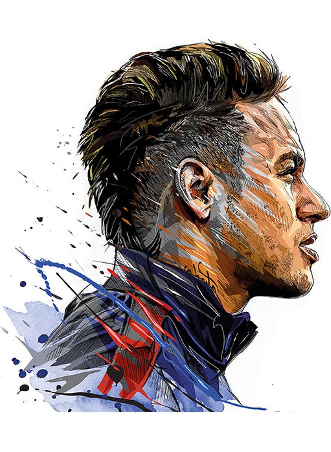 Neymar MDF Wall Art Multicolour - Image 1