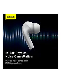 Baseus Baseus Encok W3 Wireless Bluetooth Earphone - White White  - Image 4