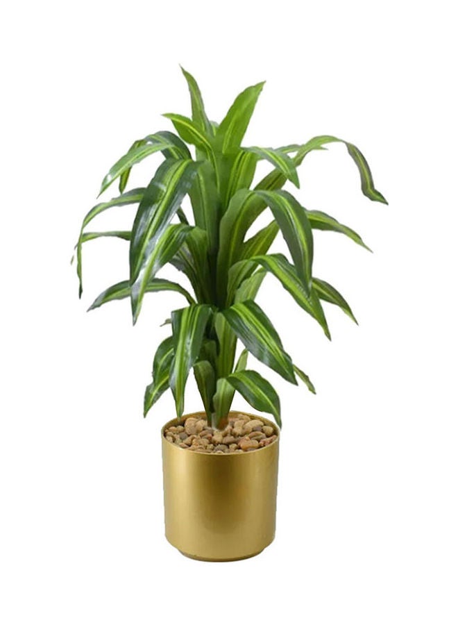 ازدهار شجرة صناعية أخضر/ذهبي