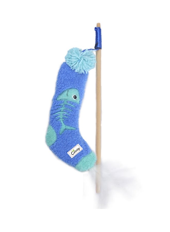 all for paws Sock Cuddler Wand Fish Multicolor L 122 x W 8.5 x H 5.5cm 