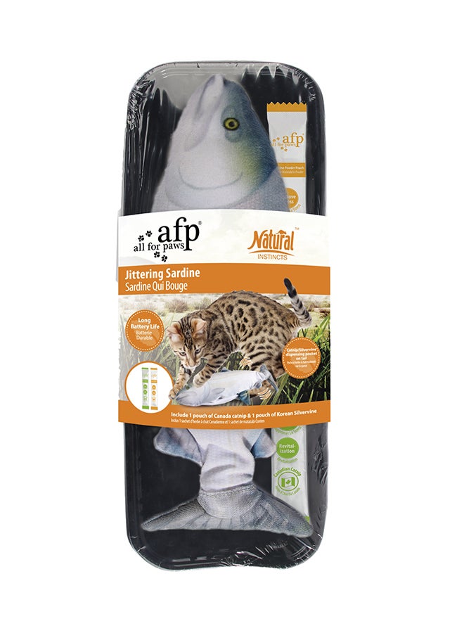 all for paws Jittering Fish Sardine Multicolor 