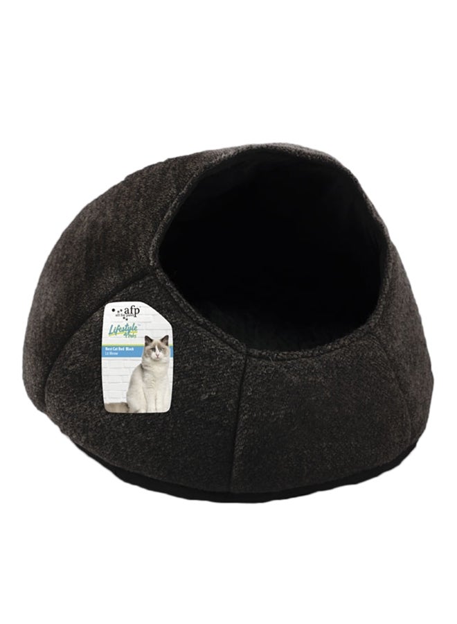 أوول فور بوز سرير للحيوانات الأليفة أسود L 46 x W 46 x H 37سم