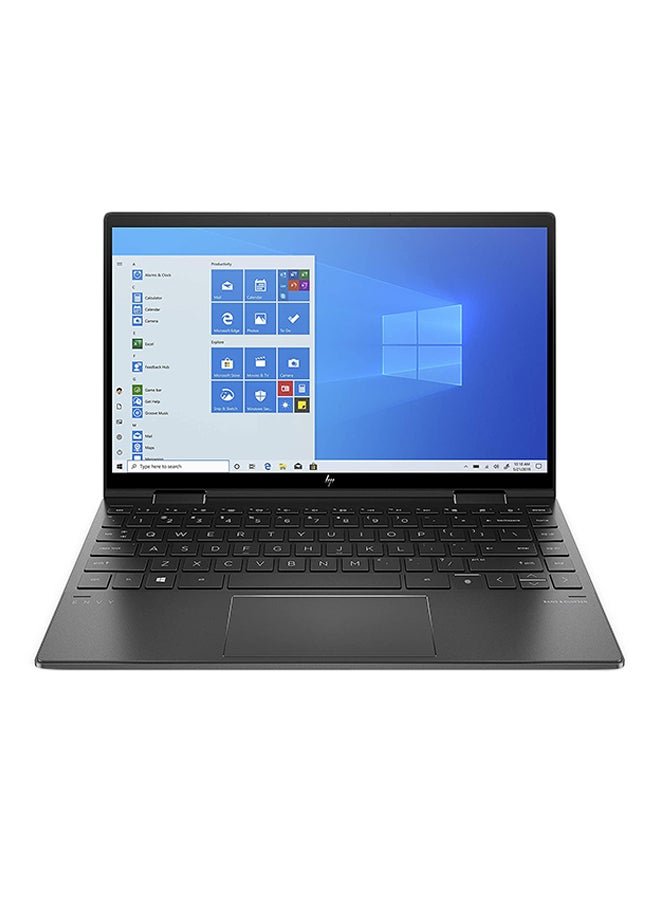 HP Envy x360 13-ay0007ne Convertible 2-In-1 Laptop With 13-Inch FHD Touchscreen Display, AMD Ryzen 5 Processor/8GB RAM/512GB SSD/AMD Radeon Graphics/English-Arabic Keyboard English Black