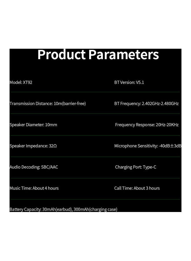 Lenovo Wireless BT5.1 Gaming In-ear Headphones with Speaker and Touch Control White - Image 4