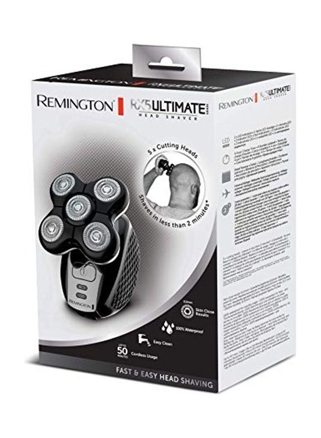 REMINGTON Shaver head XR1500, lithium, 5 shaver head, max. smooth shaving results with 0.2 mm, the hair collection chamber, detail trimmer, waterproof, wireless use Multicolour 1inch  - Image 2