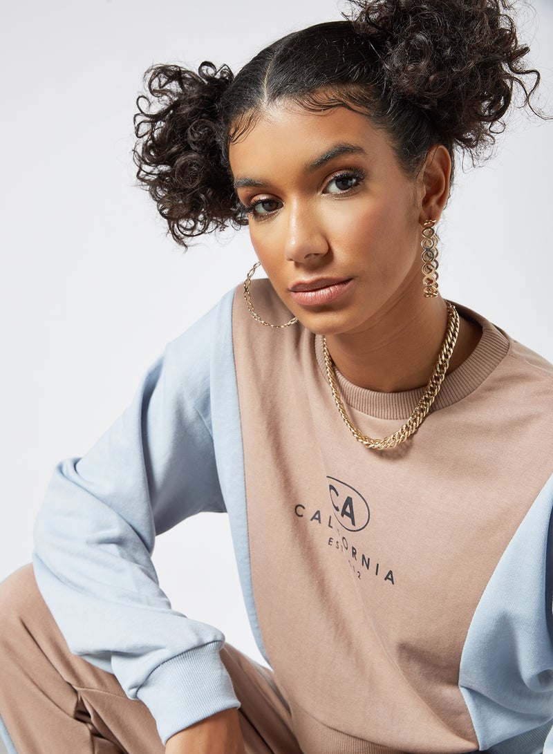 Sivvi x GenM - Colorblock Sweatshirt Multicolour - Image 1