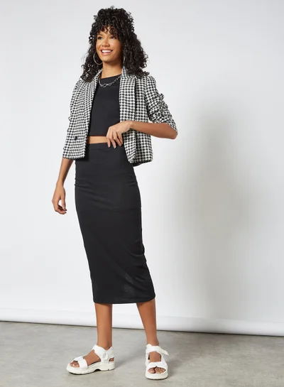 Sivvi x GenM Essential Co-ord Skirt Set Black
