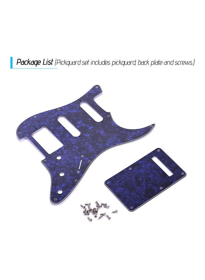 Generic - SSH Pickguard Set with Back Plate for American ST Electric Guitar - Image 1