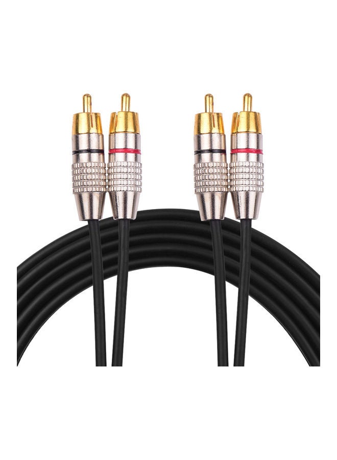 كابل مكبر صوت من منفذ 2RCA إلى 2RCA للصوت والفيديو - Image 2