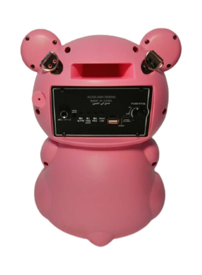 Bear Shape Bluetooth Speaker WA888 Pink