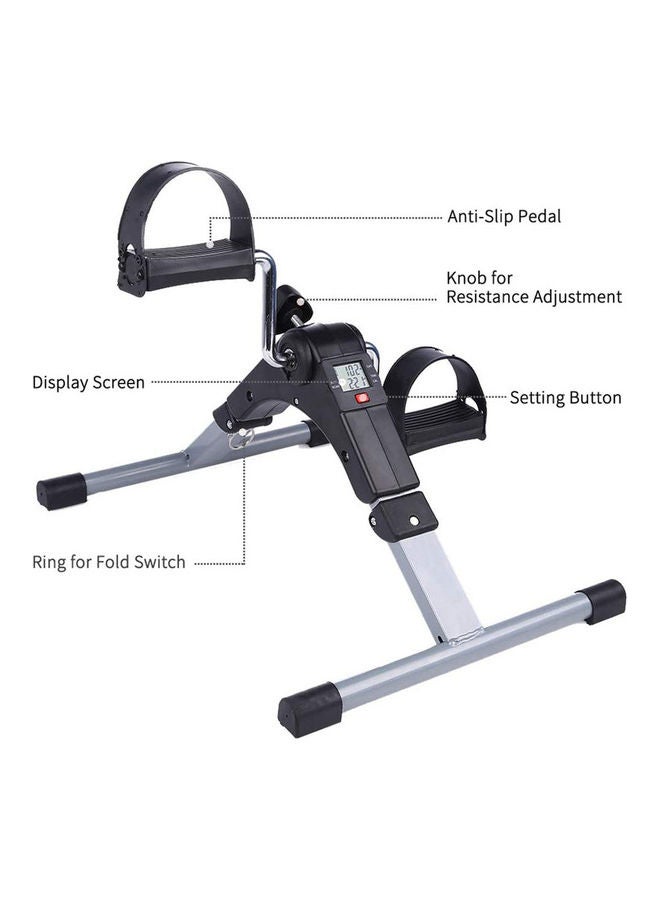 Fitness World - Pedal Exerciser Under Desk Bike With LCD Monitor Resistance 7.87 x 3.15 x 2.36inch 7.87 x 3.15 x 2.36inch - Image 1