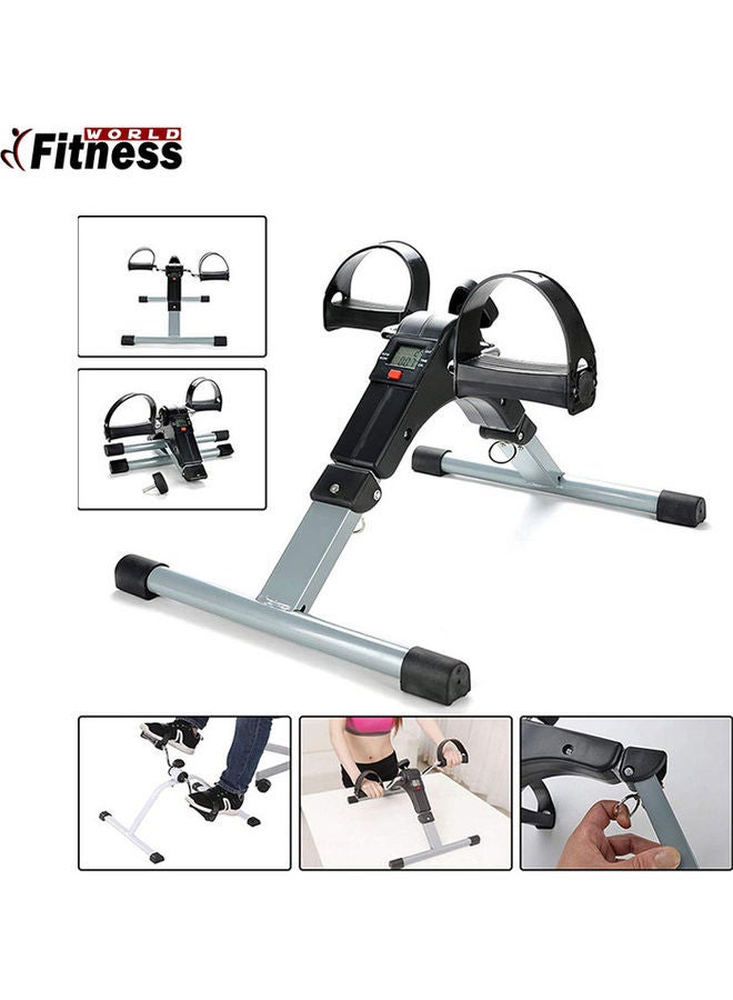Fitness World - Pedal Exerciser Under Desk Bike With LCD Monitor Resistance 7.87 x 3.15 x 2.36inch 7.87 x 3.15 x 2.36inch - Image 1